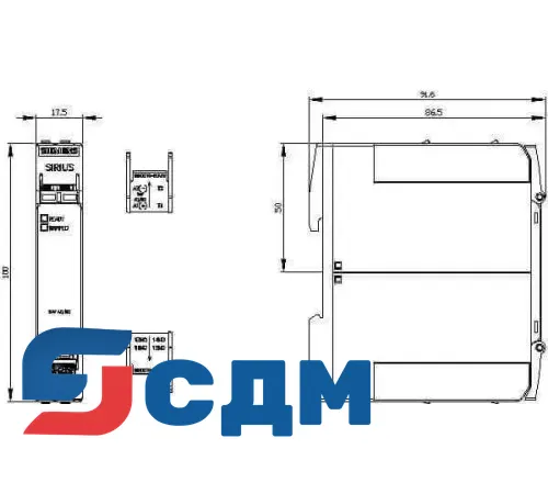 3RN2010-2CA30 SIRIUS 3RN2 термисторная защита электродвигателя