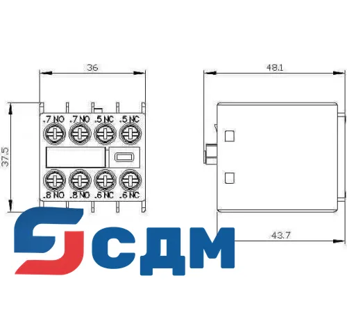 Вспомогательный контактор Siemens 3RH2911-1FC22