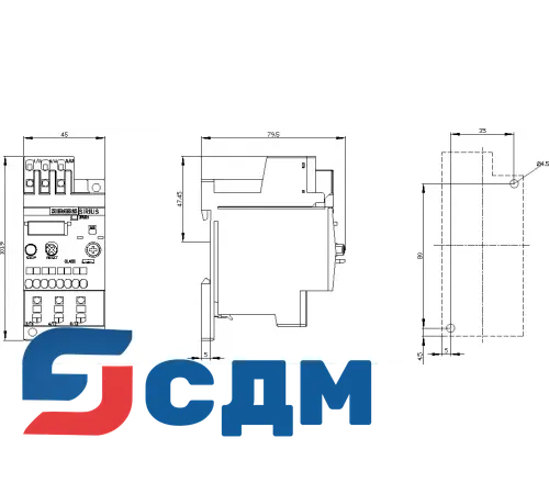 3RU2116-0EC1 3RU2 до 40 A для стандартных применений