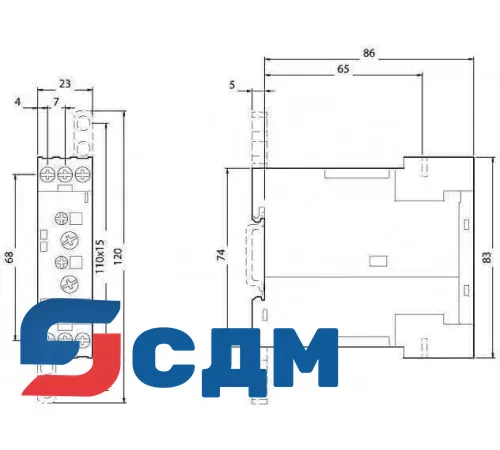 Siemens 3RP1555-1AP30 — Реле времени