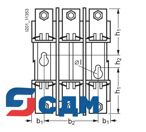 3NH4230 Держатели для плавких вставок LV HRC