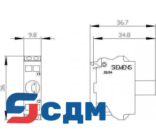3SU1401-2BB60-3AA0 Светодиодный модуль