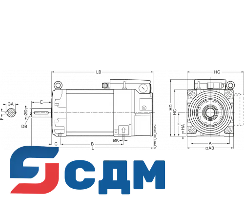 1PH8135-1CS02-3MC2-Z V90