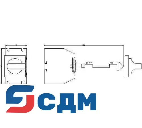 3RV2926-2B Поворотный привод