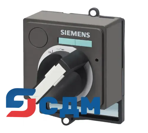 3VL9600-3HC01 Поворотные рабочие механизмы с фронтальным управлением