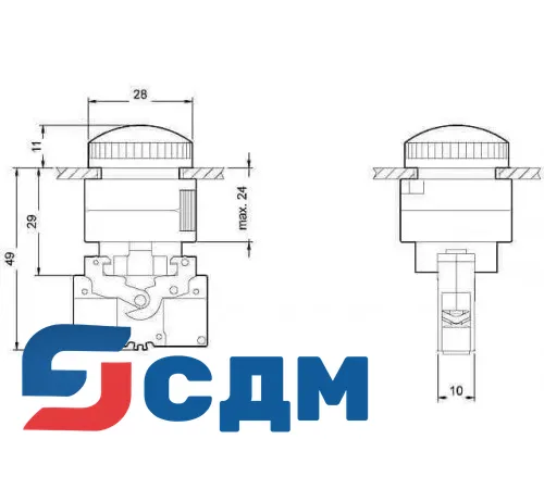 3SB3652-6BA30 Комплектная комбинации устройств