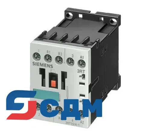 3RT1517-1AP00 Контактор 3RT15, 4-х полюсные (2З+2Р), для коммутации двигателей 4…18,5кВт