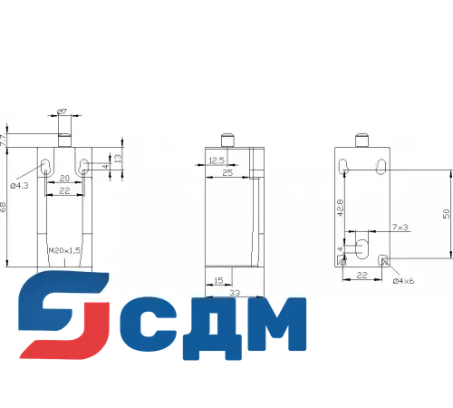 3SE5232-0GC05 Корпуса шириной 31 мм в соответствии с EN 50047