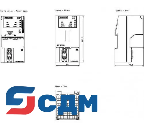 6ES7151-3BB23-0AB0 система распределенного ввода-вывода SIMATIC ET 200S