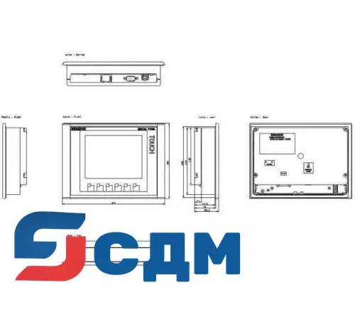 6AV66470AB113AX0 — Стационарные панели операторов Siemens.