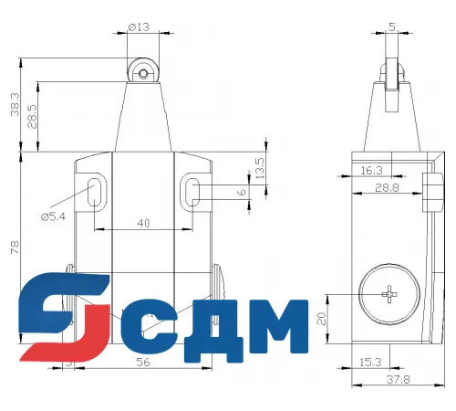 3SE5122-0CD02-1AA7 Корпуса шириной 56 мм