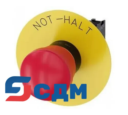 3SU1100-1HB20-3CH0 Кнопка грибовидная АВАРИЙНОЙ ОСТАНОВКИ