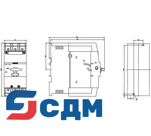 3RV2742-5BD10 Для защиты системы в соответствии с UL 489/CSA C22.2 № 5