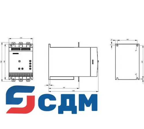 Siemens 3RW4056-6BB44 Устройство плавного пуска