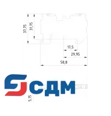 8WH3000-0AE01 Клемма с режущими зажимами 8WH