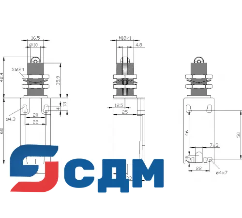 3SE5212-0KD10 Ширина корпуса 31 мм согласно EN 50047