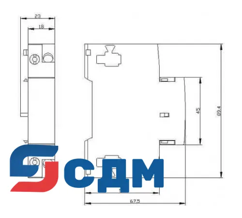 3RV1902-1AF0 Навесные принадлежности
