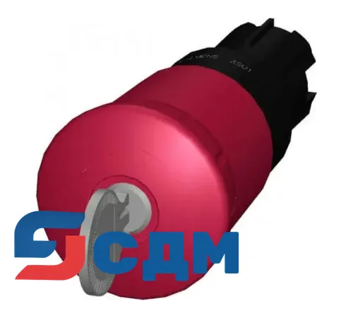 3SU1000-1HK20-0AA0 Кнопка грибовидная АВАРИЙНОЙ ОСТАНОВКИ