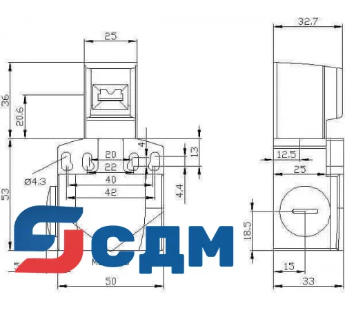 3SE5242-0RV40-1AA1 Корпуса шириной 50 мм