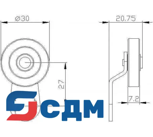 3SE5000-0AA05 Корпуса шириной 40 мм в соответствии с EN 50041