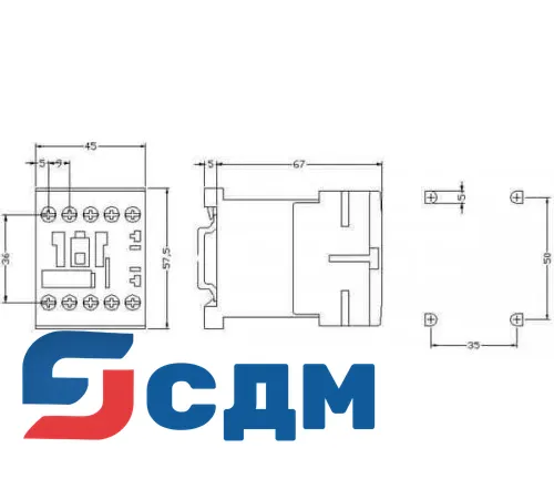 Контактор Siemens 3RT1015-1AN61