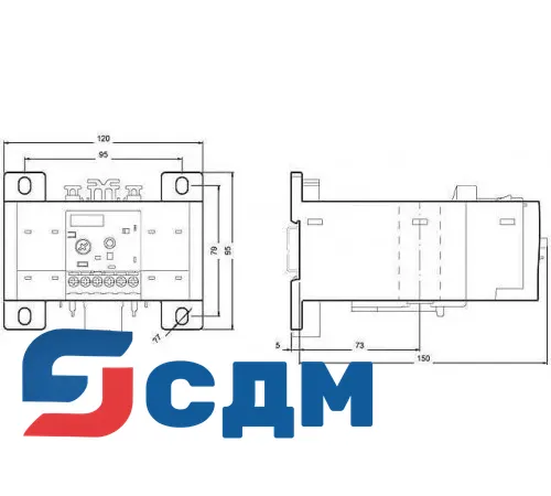 Электронное реле перегрузки Siemens 3RB2056-1FW2