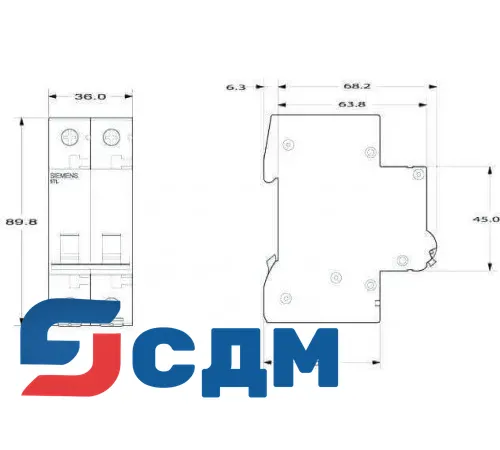 Siemens 5TL1232-0 выключатели нагрузки